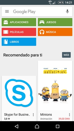 Seleccione la barra de Búsqueda