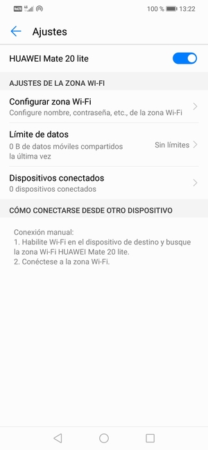 El teléfono ha sido configurado para su uso como módem