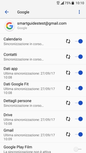 Le tue informazioni verranno sincronizzate