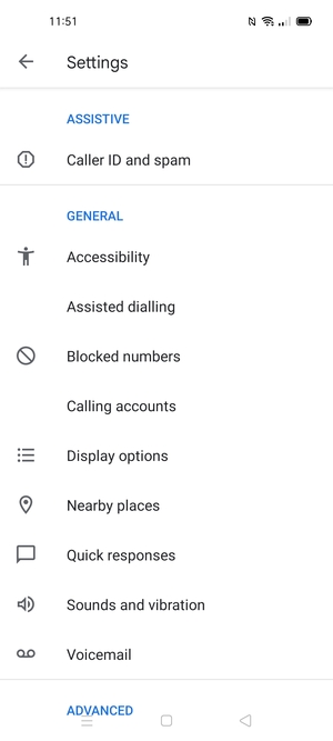 Select Voicemail