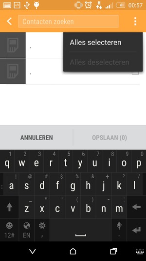 Selecteer Alles selecteren
