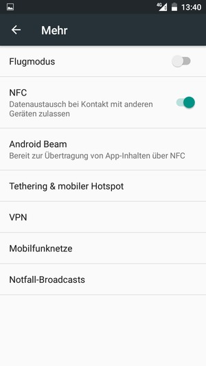 Wählen Sie Mobilfunknetze
