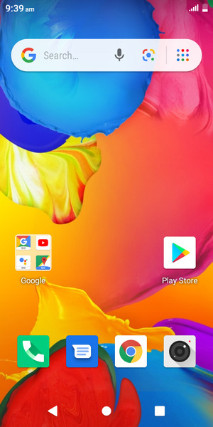 Swipe up