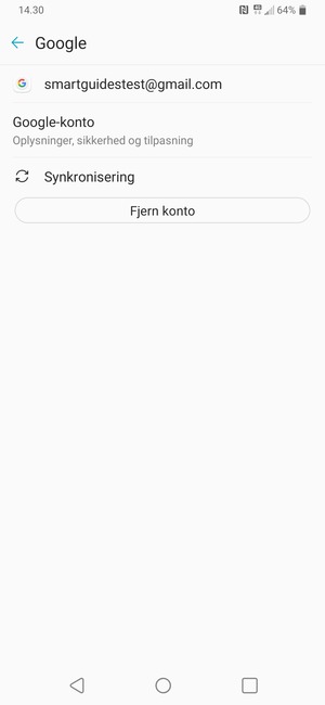 Vælg Synkronisering