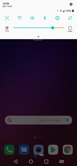 Vink het selectievakje Auto aan