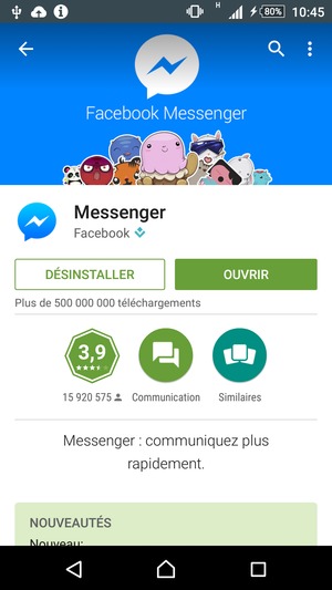 Sélectionnez OUVRIR