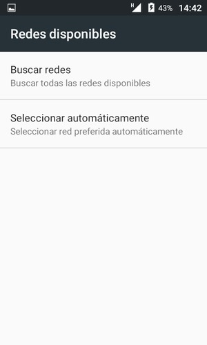 Seleccione Buscar redes