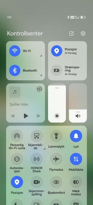 Slå av Wi-Fi og Bluetooth