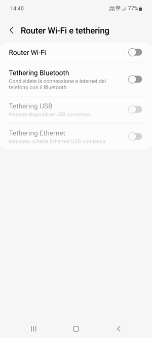 Seleziona Router Wi-Fi