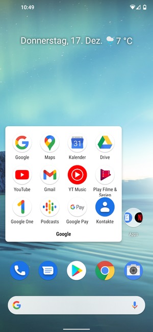 Wählen Sie Gmail