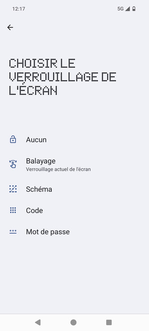 Sélectionnez Schéma