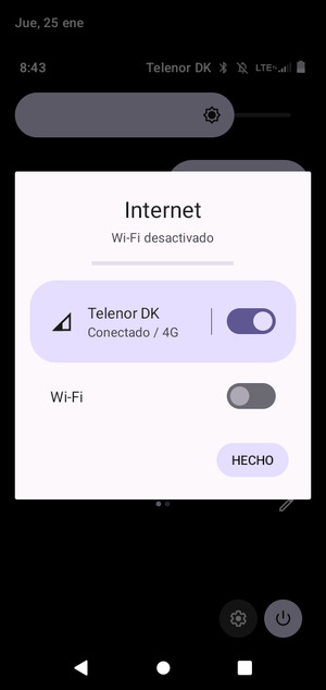 Seleccione HECHO