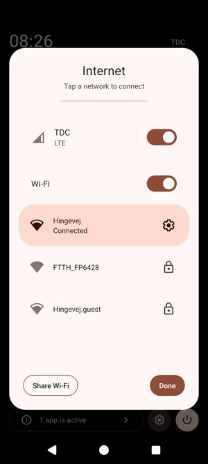Turn off Wi-Fi