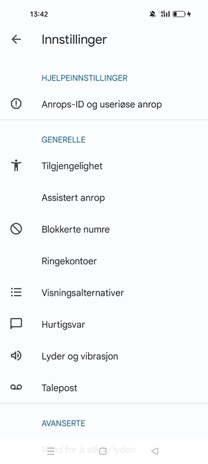 Bla til og velg Talepost