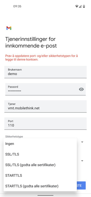 Velg Ingen