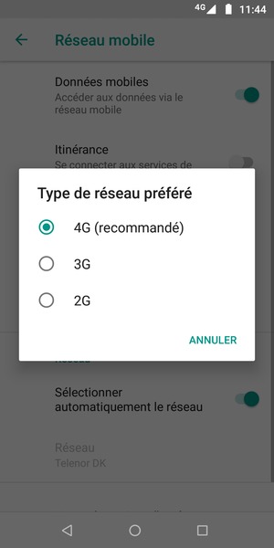 Sélectionnez votre option préférée