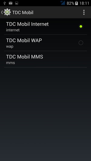 Select the Menu button