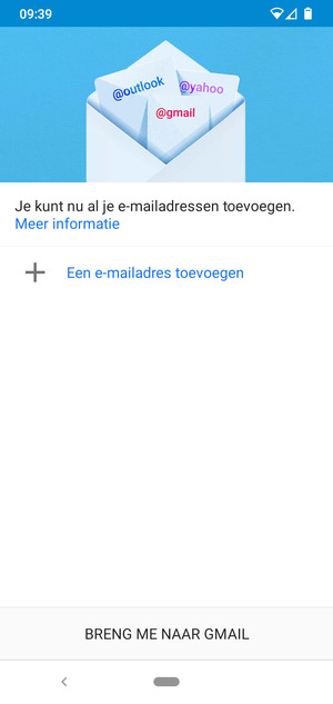 Selecteer Een e-mailadres toevoegen