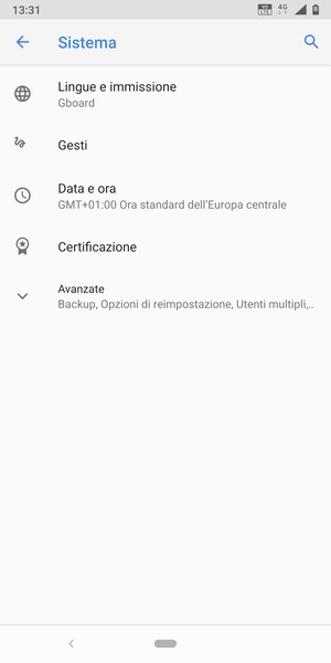Seleziona Avanzate