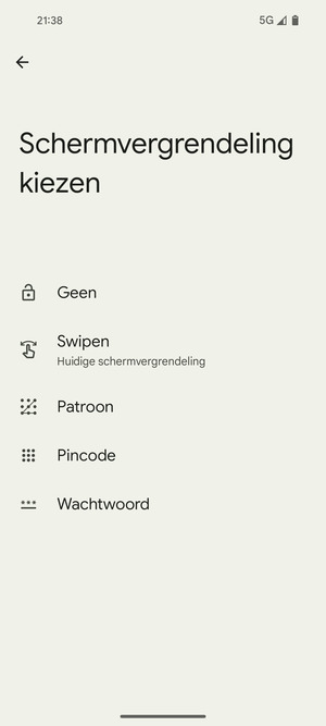 Selecteer Patroon