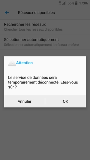 Sélectionnez OK