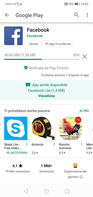 Attendi il completamento del processo di installazione