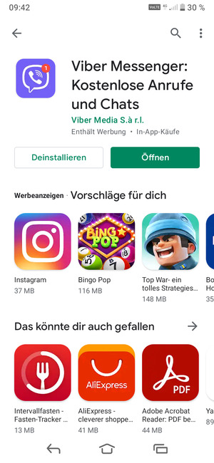Wählen Sie Öffnen