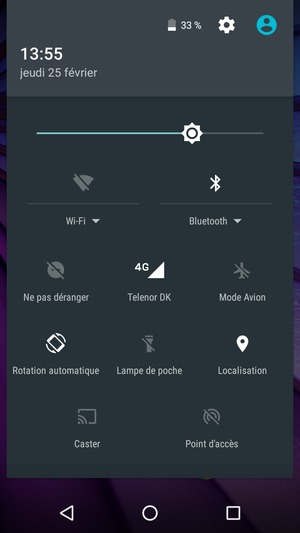 Désactiver le Bluetooth