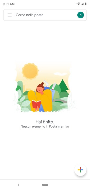 Il tuo account è pronto per l'uso