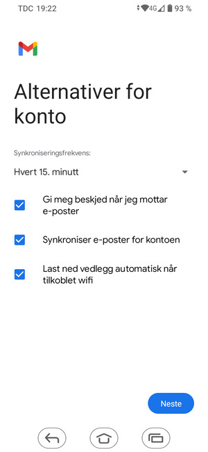 Velg Neste