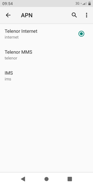 Sélectionnez le bouton du Menu