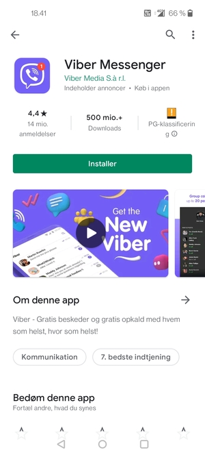 Vælg Installer