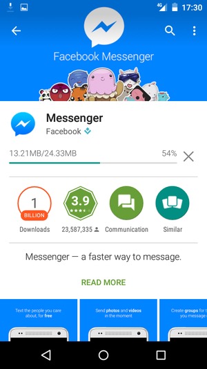 Wait for the installation process to finish