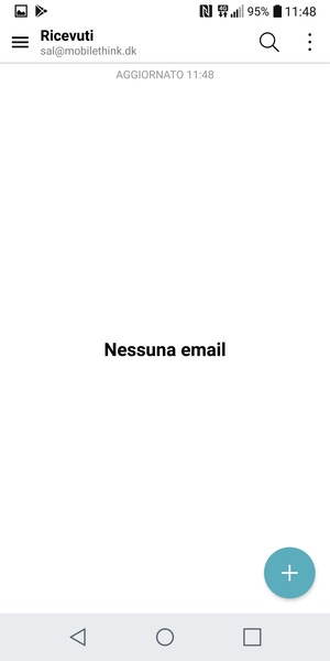 Il tuo account è pronto per l'uso