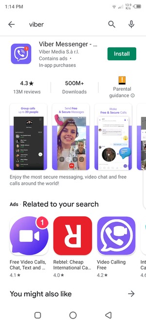 Select the app