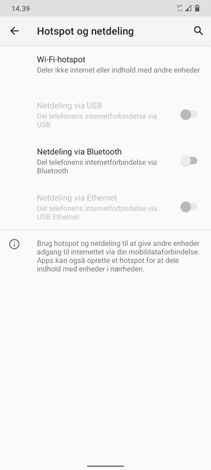 Vælg Wi-Fi-hotspot