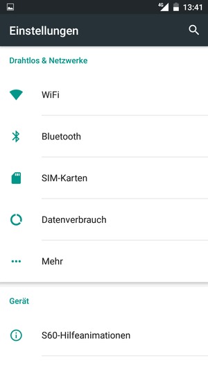 Wählen Sie Mehr