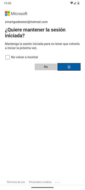 Seleccione la opción deseada