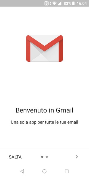 Seleziona AVANTI