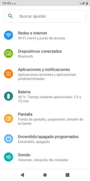 Seleccione Redes e Internet