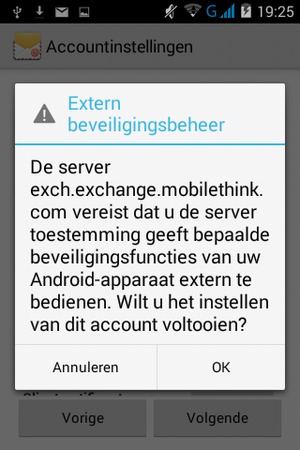 Selecteer OK