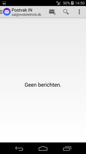 Uw Gmail/Hotmail is klaar voor gebruik