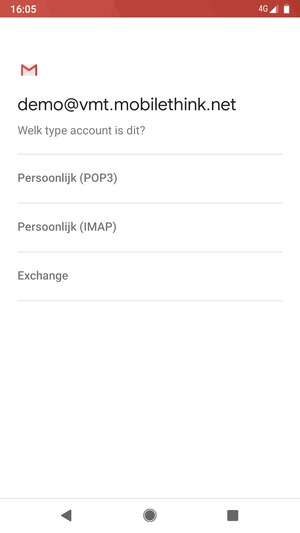 Selecteer Exchange