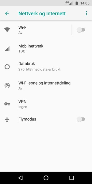 Velg Mobilnettverk