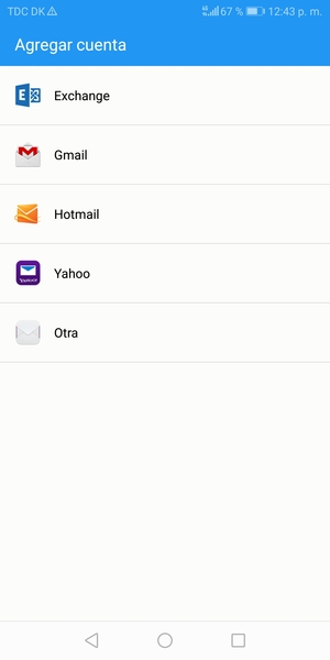 Seleccione Gmail