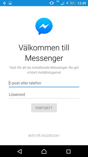 Din app är redo att användas