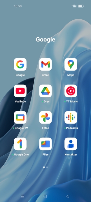 Vælg Gmail