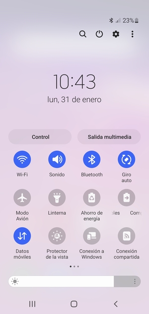 Desactive Wi-Fi y Bluetooth