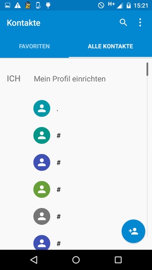 Wählen Sie die Menü-Taste