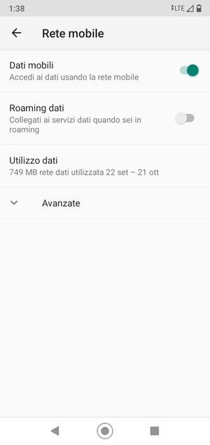 Seleziona Avanzate
